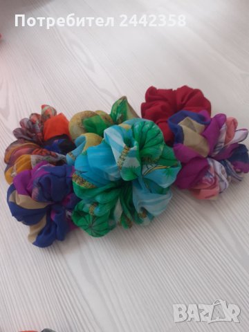 Скрънчи за коса, снимка 5 - Аксесоари за коса - 33794925