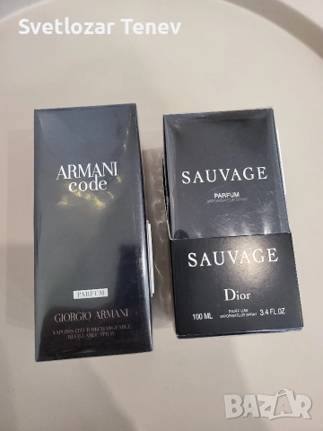 Armani code & Sauvage Dior