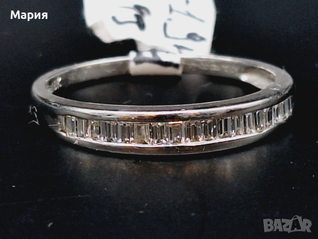 ЗЛАТЕН ПРЪСТЕН С ДИАМАНТИ 18К 1.94ГР