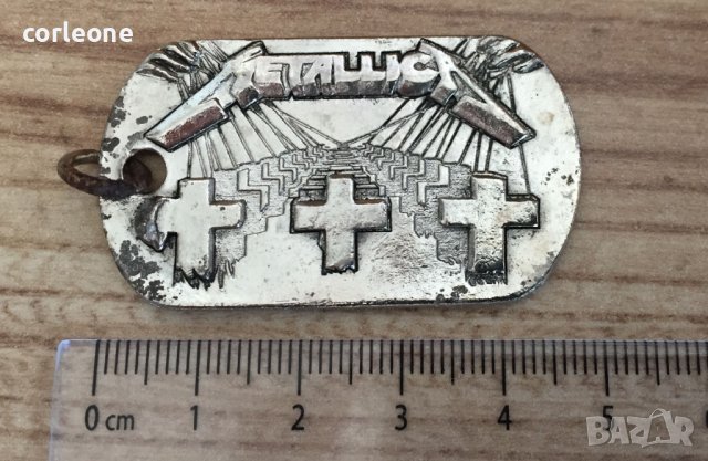 Плочка медальон на Металика Metallica