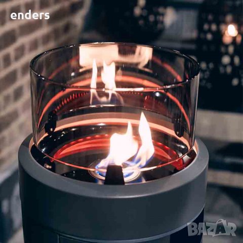 Газов уред с пламък Enders Nova LED M black, снимка 4 - Камини - 31515031