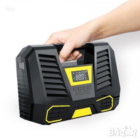 Компресор дигитален за гуми 12V, 100W, 8А, снимка 3 - Аксесоари и консумативи - 40652116