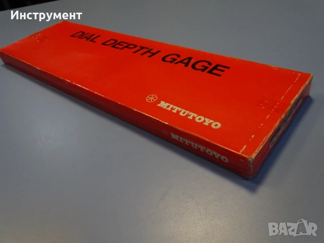 Шублер дълбокомер с индикаторен часовник Mitutoyo 527-303 DVD30 0-300mm Vernier Depth Gage, снимка 7 - Шублери - 50808810