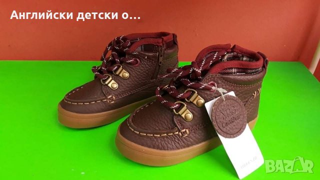 Английски детски боти естествена кожа-M&S, снимка 3 - Детски боти и ботуши - 30215976
