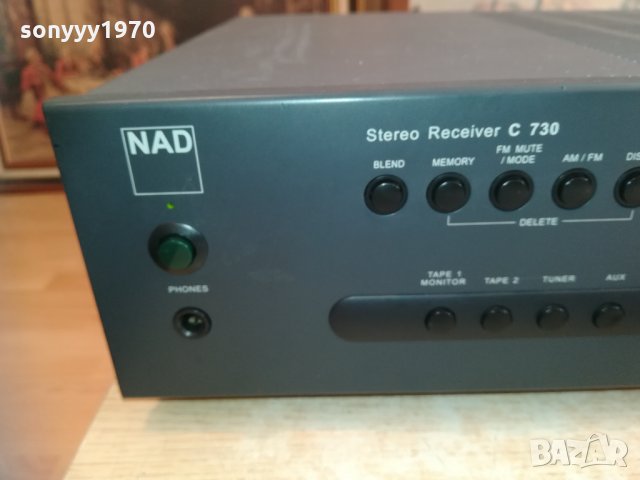 nad c 730 receiver-gold чинчове 1511200931, снимка 2 - Ресийвъри, усилватели, смесителни пултове - 30791762