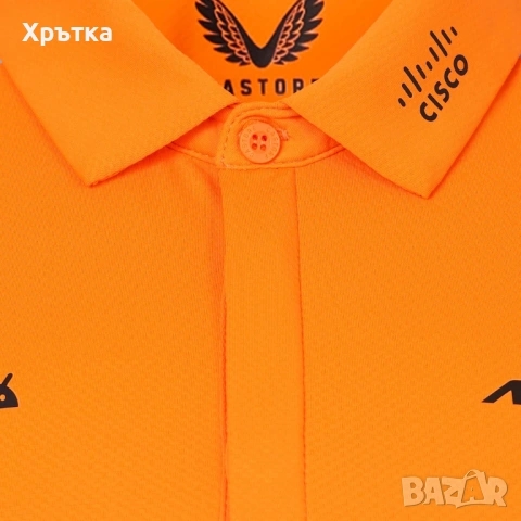 McLaren Formula 1 Team Polo Shirt - Оригинална мъжка тениска с яка, снимка 7 - Тениски - 53275609
