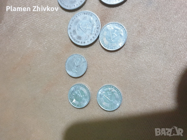 Два лева с Климент Охридски от 1966 юбилейни и няколко алуминки GDR в много прилично състояние , снимка 4 - Нумизматика и бонистика - 52927218