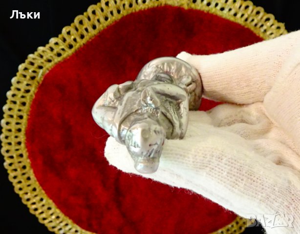 Статуетка,фигура Дама от калай 300 гр. , снимка 10 - Статуетки - 37998320