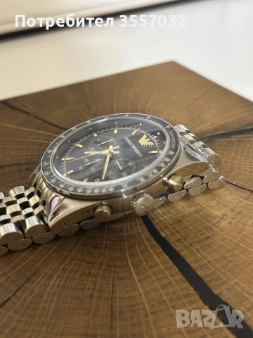 Мъжки часовник Emporio Armani AR6088 Tazio Chronograph (Оригинален), снимка 6 - Мъжки - 56247221