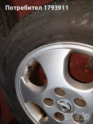 Алуминиеви джанти с гуми за Опел Вектра Б,15 цола., снимка 4 - Гуми и джанти - 53906677