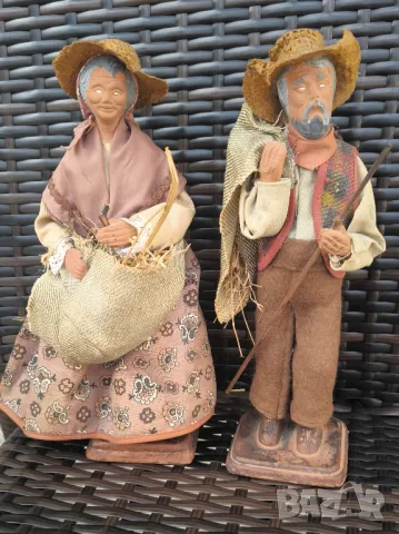 френски глинени фигури Santon Yolande , снимка 5 - Антикварни и старинни предмети - 47989778