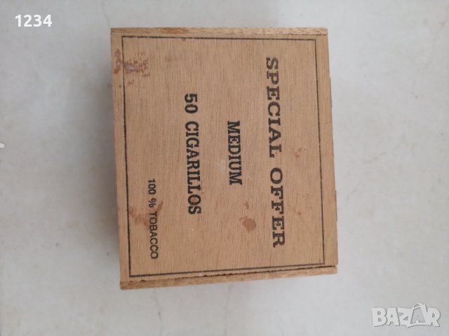 Дървена кутия за цигари 12 х 10.5 h 4, снимка 4 - Други стоки за дома - 37228412