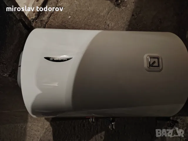 Продава се хоризонтален бойлер Ariston 80 литра 