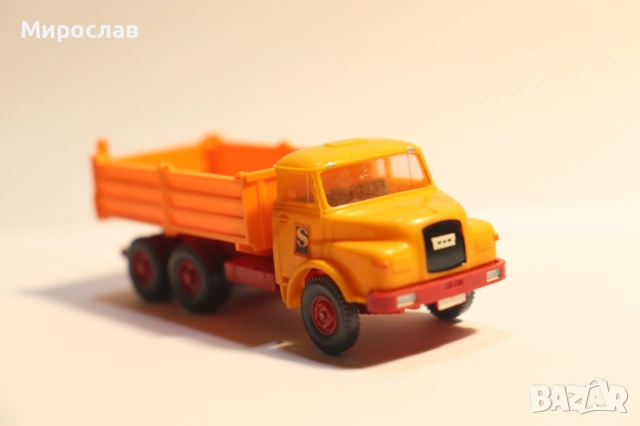 WIKING H0 1/87 MAN САМОСВАЛ КОЛИЧКА КАМИОН МОДЕЛ, снимка 4 - Колекции - 52039102
