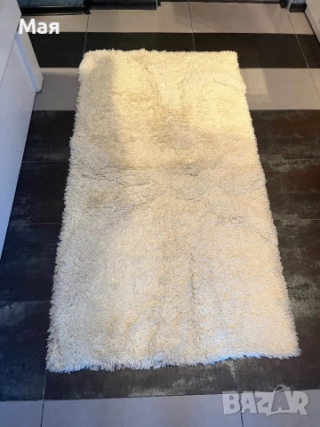 30 лева килим-пътека цвят шампанско с размери 65/110см. , снимка 2 - Пътеки - 52175919