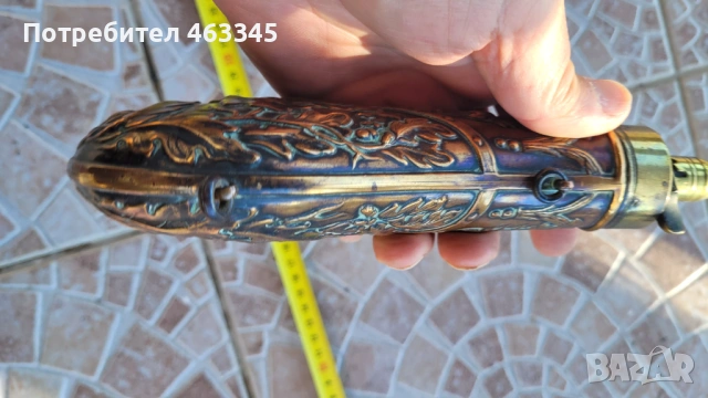 Барутница 6, пушка, пищов, пистолет, снимка 3 - Антикварни и старинни предмети - 53262086