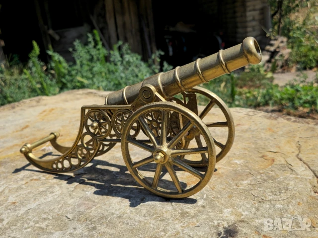 Голямо Месингово Оръдие , снимка 6 - Декорация за дома - 51357235