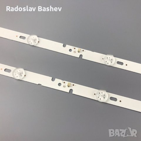  LED лента за подсветка  JL.D32061330-032BS-M_V02 617MM 6LED 3V, снимка 4 - Части и Платки - 37146402