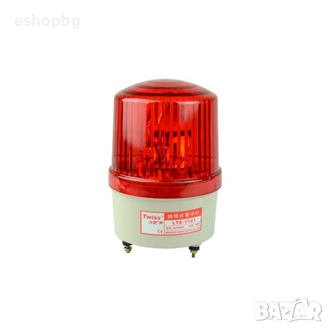 Сигнална лампа LTE-1121 12VDC червена, ротационна, снимка 1 - Аксесоари и консумативи - 44418043