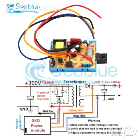Високомощен DC 5V-24V 14-60 инчов телевизор LCD превключвател захранващ модул  DC семплиране, снимка 2 - Части и Платки - 56084669