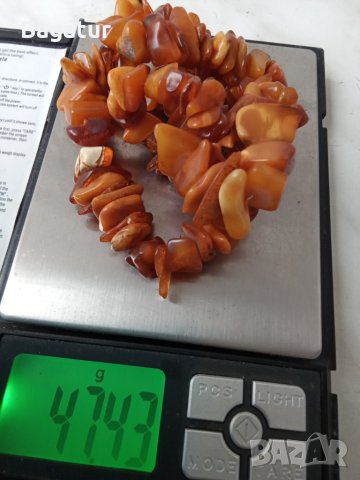 Натурален кехлибар гердан, снимка 6 - Колиета, медальони, синджири - 44640865