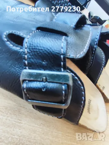 Кожени мъжки чехли N 45, Нови, снимка 4 - Мъжки чехли - 49582961