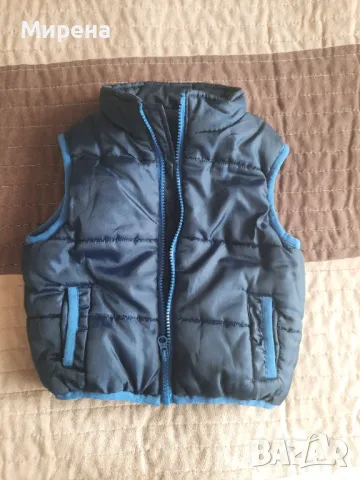 Ватирана грейка с джобове за момченче 12-18 месеца