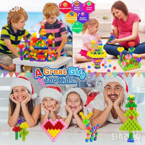 STEM Building blocks toy конструктор 300 части  , снимка 7 - Конструктори - 48507706