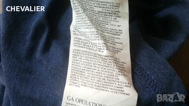 ARMANI JEANS Slim T-Shirt Original Размер M мъжка оригинална тениска 24-67, снимка 13 - Тениски - 50647969