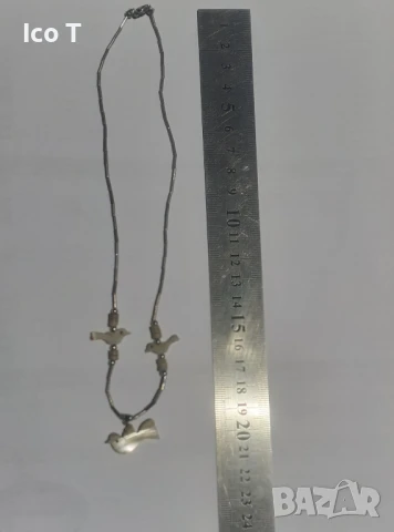 Красиво колие със седеф , снимка 3 - Колиета, медальони, синджири - 50794565