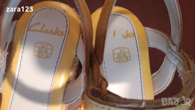 кожени сандали Clarks, 32ри номер, снимка 5 - Детски сандали и чехли - 34408032