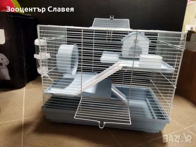 Голяма клетка( 47×30×38) за гризачи(хамстер)с 2етажа