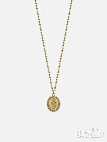 Златист синджир SAVA Amsterdam Maria 18K с висулка Дева Мария