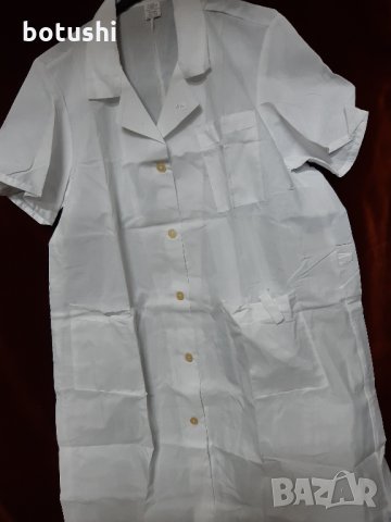 Манта дамска бяла къс ръкав