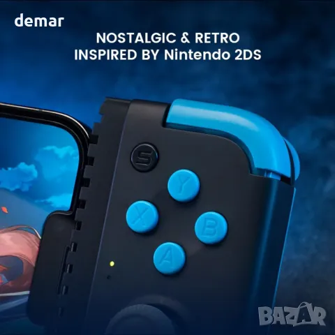 GameSir X2s Bluetooth мобилен контролер за игри за iOS, Android телефони и компютри, снимка 4 - Друга електроника - 47295460