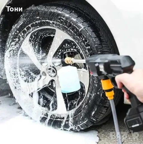 Акумулаторна водоструйка с 2 батерии 48V, снимка 8 - Парочистачки и Водоструйки - 55996596