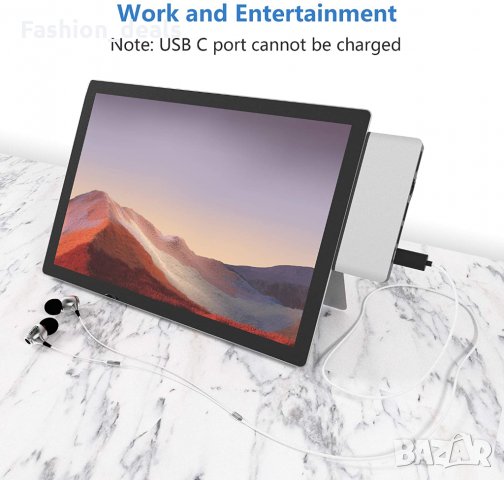 6 в 1 Докинг станция за Microsoft Surface Pro 7 комбиниран Адаптер Хъб Нов, снимка 5 - Други - 34084262