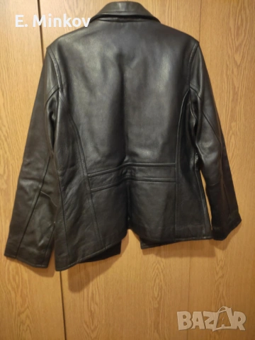 Дамско кожено яке, снимка 3 - Якета - 53972836
