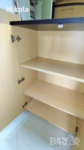 Офис шкаф - двукрил гардероб с рафтове 80/45/123см с кюч, снимка 8 - Шкафове - 42291906