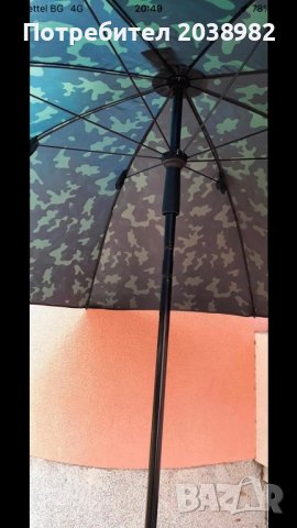 Нов Чадър 45 инча NGT Camo, снимка 8 - Такъми - 37174956