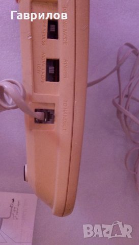 Продавам телефон PANASONIC Модел № KX-TS5MX-W, снимка 4 - Стационарни телефони и факсове - 29692103