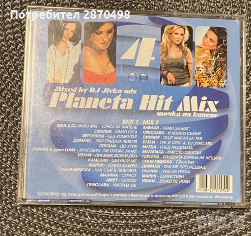 Planeta hit mix 4, снимка 3 - CD дискове - 38967963