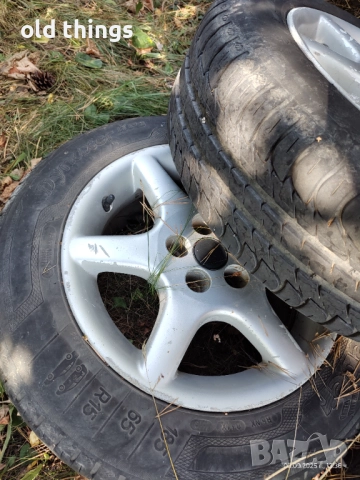 Алуминиеви,лети джанти с гуми и болтове (комплект), снимка 2 - Гуми и джанти - 51592626
