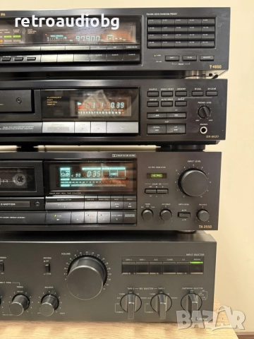 🔊Ретро аудио сет ONKYO - Усилвател, CD плеър, триглав дек и тунер🔉, снимка 5 - Аудиосистеми - 56018691