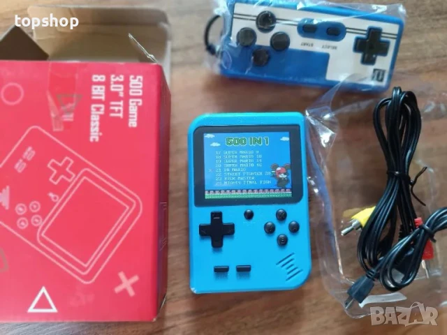 НОВА, ТЕСТВАНА, ПЕРФЕКТНА игрова конзола с класически 500 игри ETPARK, 3" IPS екран, преносима....