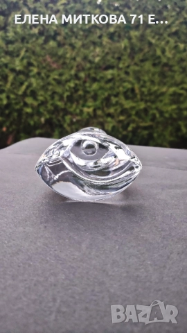 Rogaska Словения два феноменални свещника от оловен кристал, снимка 7 - Декорация за дома - 52544557