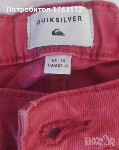 Quiksilver дънкови панталони за момче, 8 г, нови, снимка 2 - Детски къси панталони - 42149922