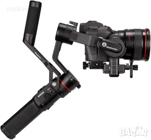 Manfrotto MVG220, професионален 3-осен ръчен стабилизатор за безогледални и DSLR фотоапарати, снимка 4 - Фотоапарати - 50179539