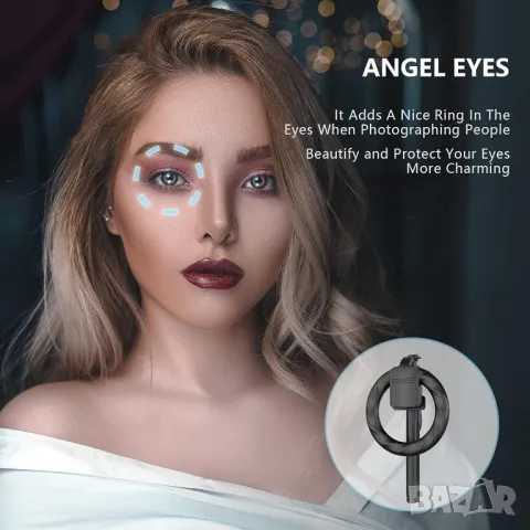 Промо! 160см Селфи стик с трипод и акумулаторна LED ринг светлина, снимка 6 - Селфи стикове, аксесоари - 48076809