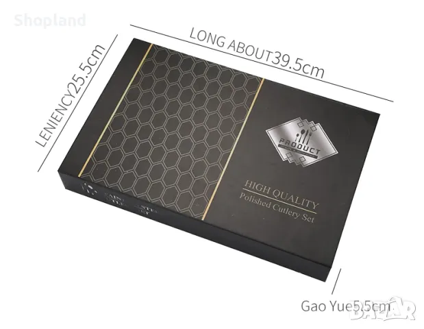 Луксозен комплект прибори за хранене - 24 части, снимка 2 - Прибори за хранене, готвене и сервиране - 48548257